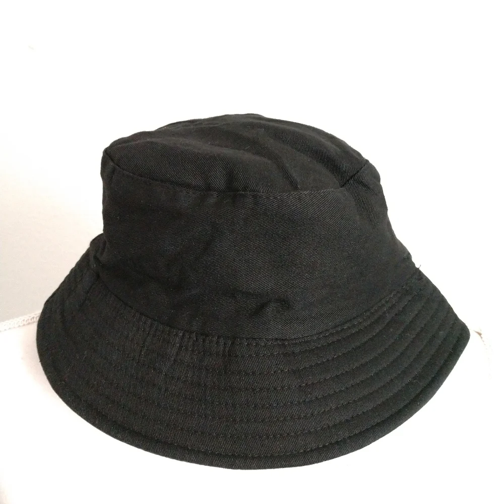 Cartoon Duck Bucket Hat Sun Hat Boys Girls Ages 10-16 Black
